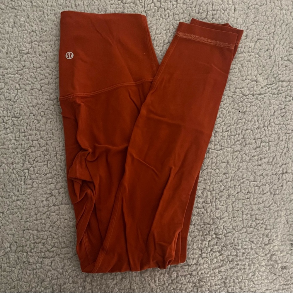 Lululemon Align Leggings 25” | Size 2 | Reddish-Orange